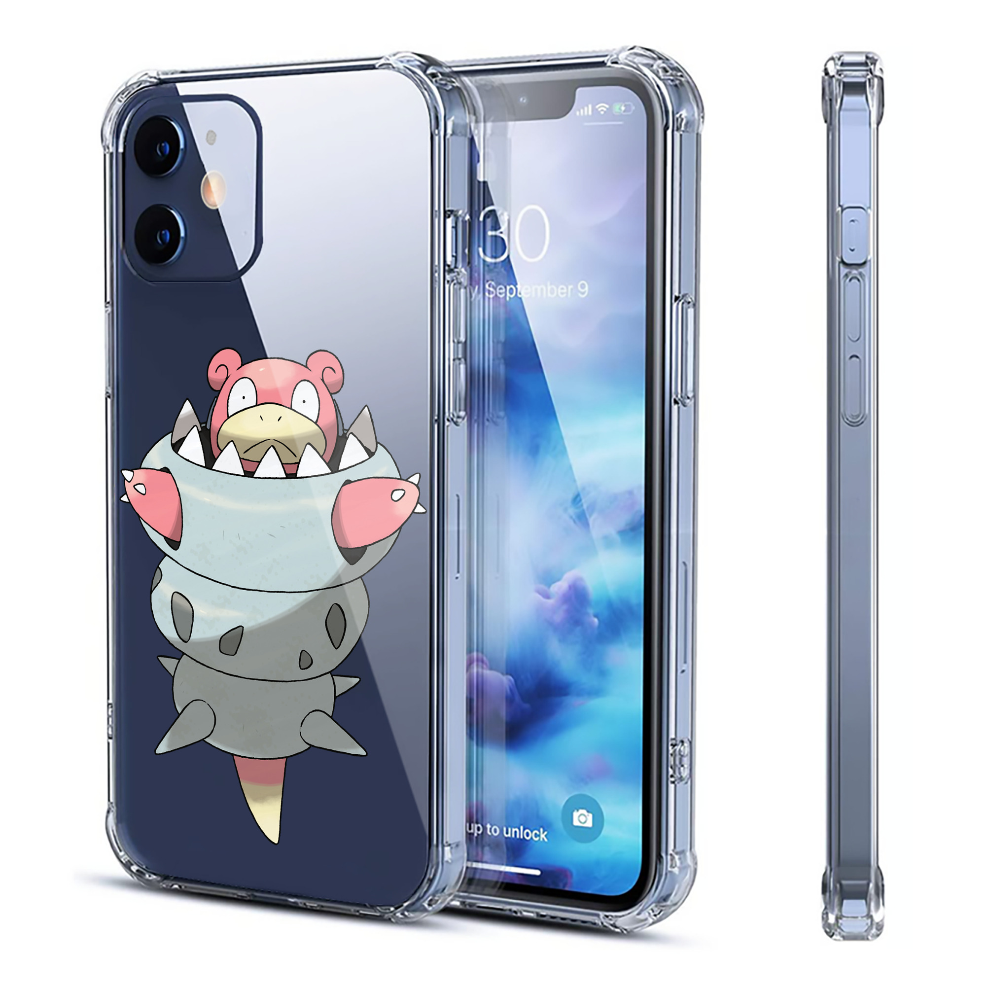 （画像用） ポケットモンスター Pokémon 【iPhone 12シリーズ対応】透明スマホケース（クリアソフトケース）